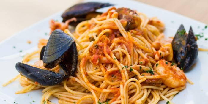 Bild vom Spaghetti Klassiker mit Meeresfrüchten Bild vom Spaghetti Klassiker mit Meeresfrüchten