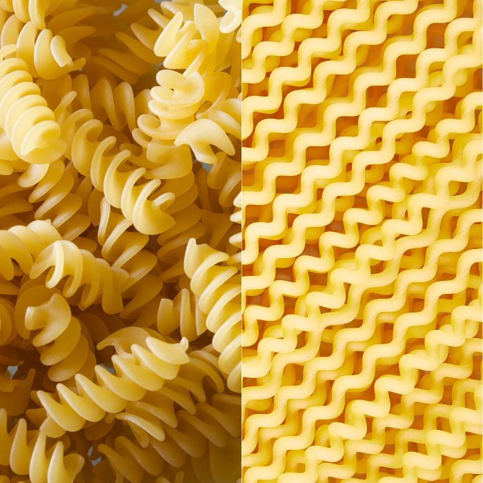 Bild von Fusilli Formen Bild von Fusilli Formen